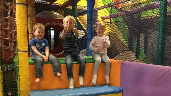 Some of the children in one of our play areas